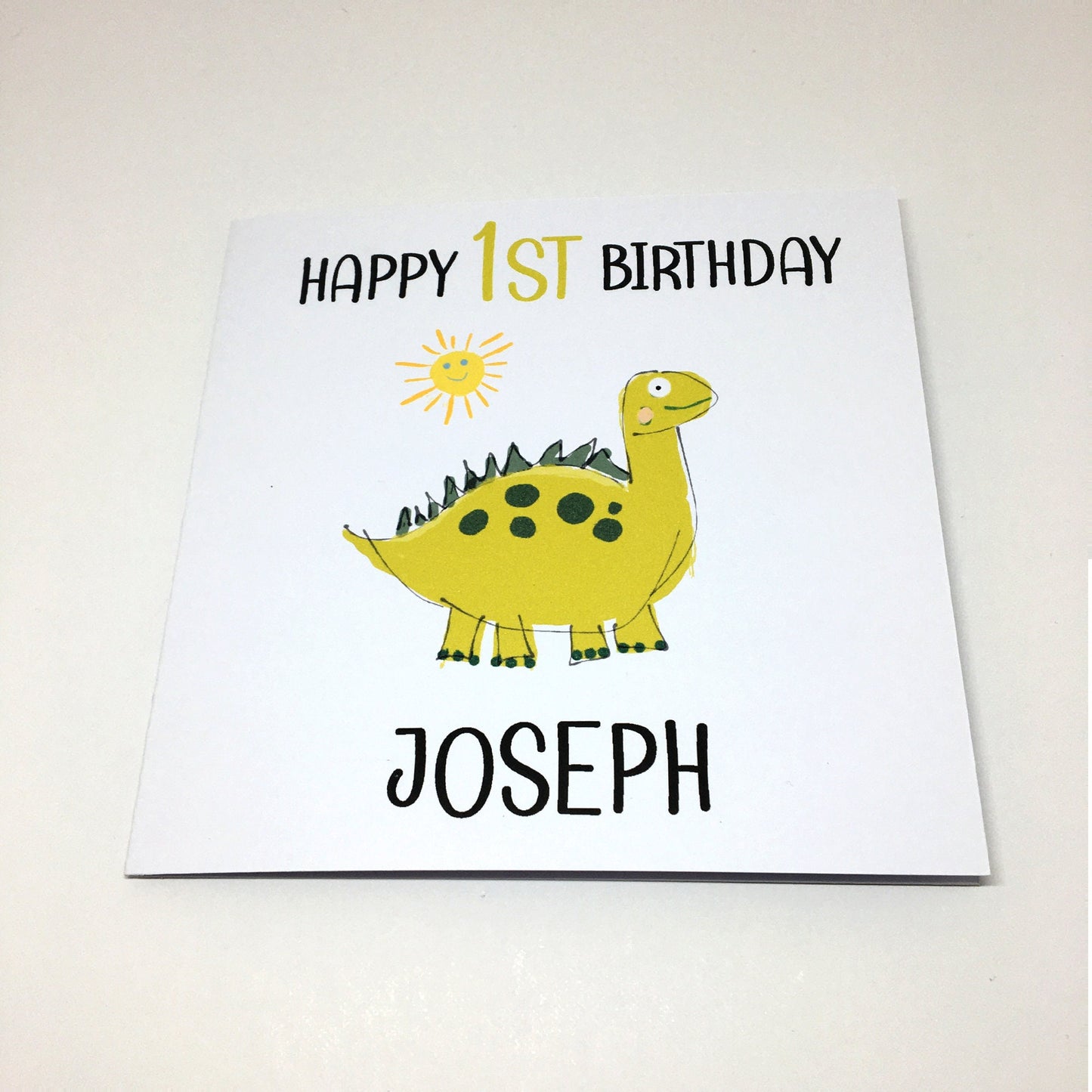 1st Personalised Childrens Birthday Card