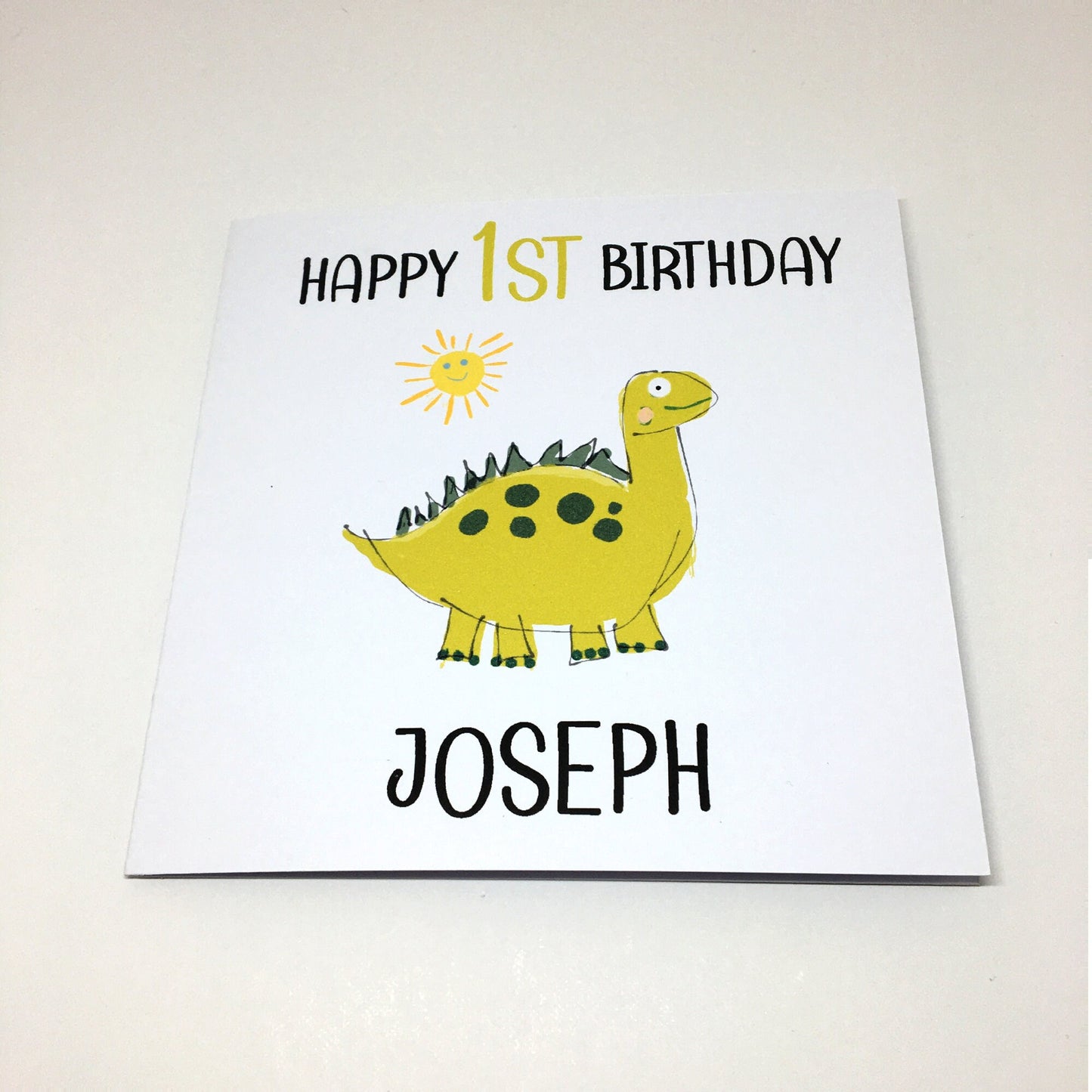 1st Personalised Childrens Birthday Card