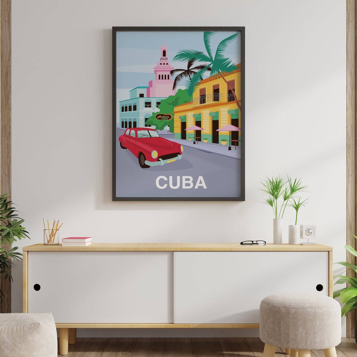 Cuba Travel Poster - Print - FREE DELIVERY