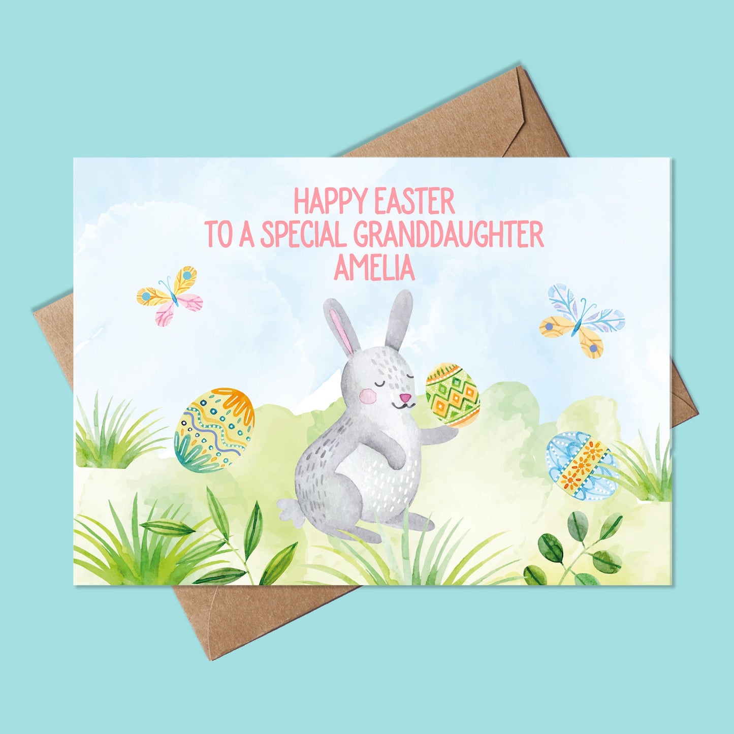 Personalised Easter Card for Daughter - 5x7"