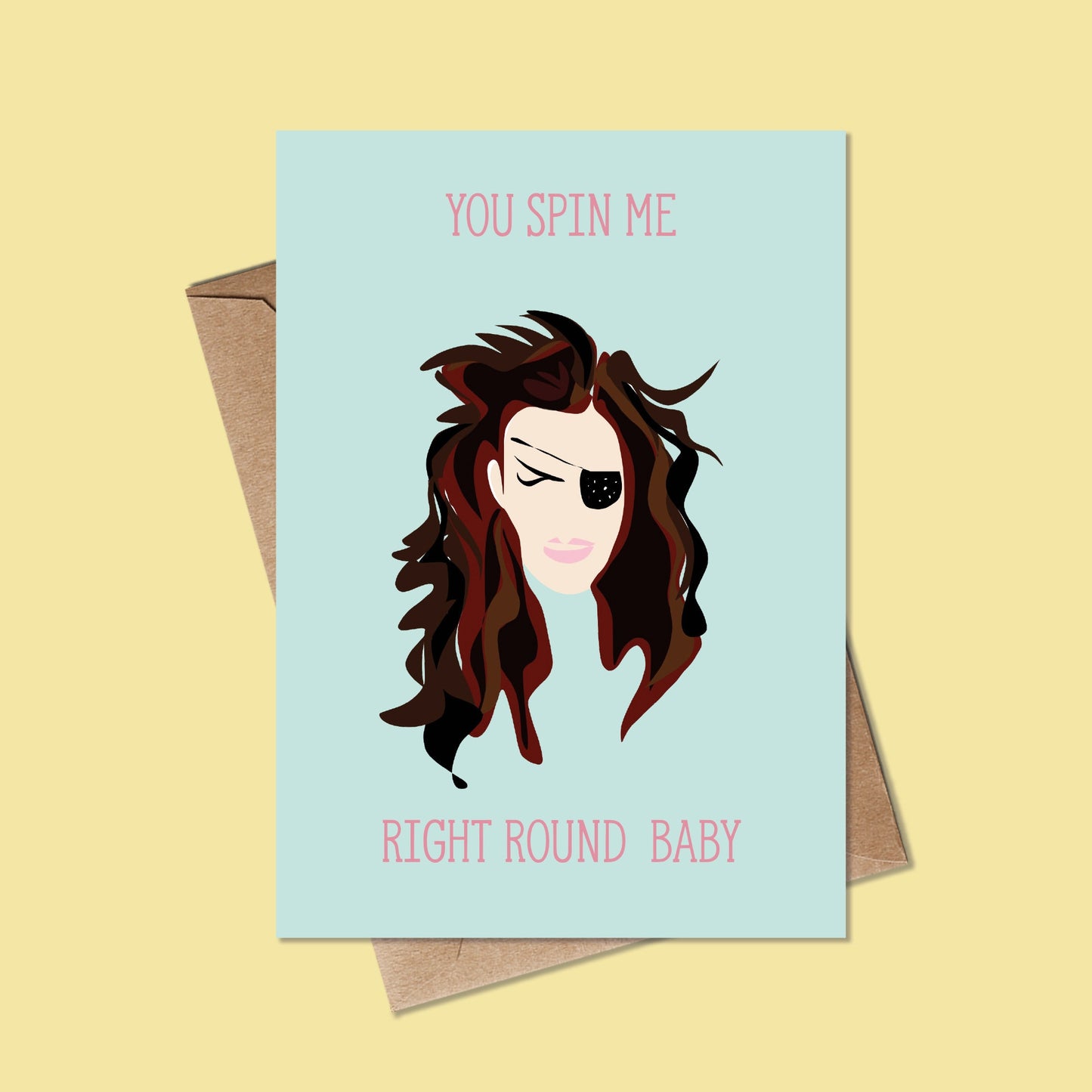 Pete Burns Birthday Card - You Spin Me Round
