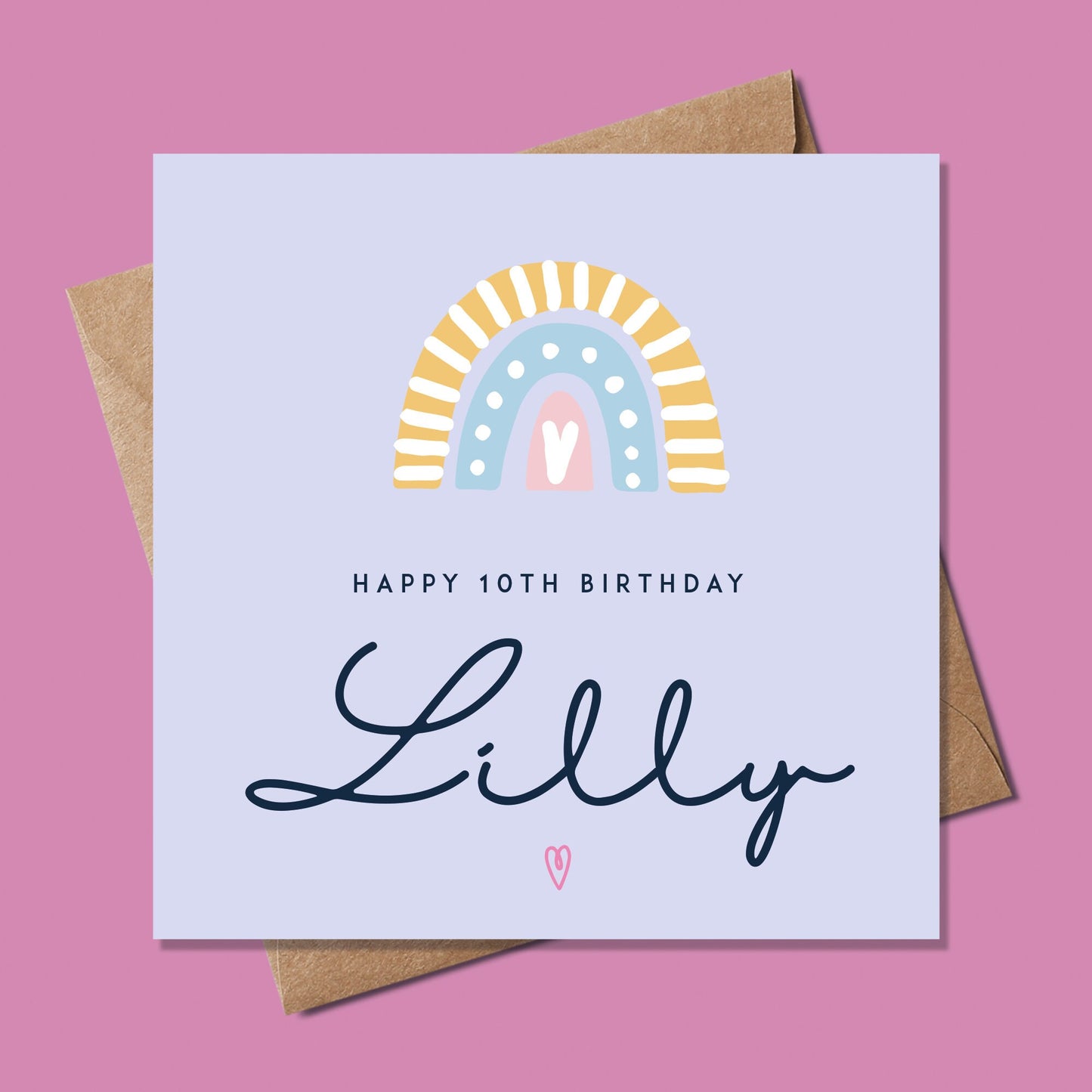 Personalised Birthday Card for Girl