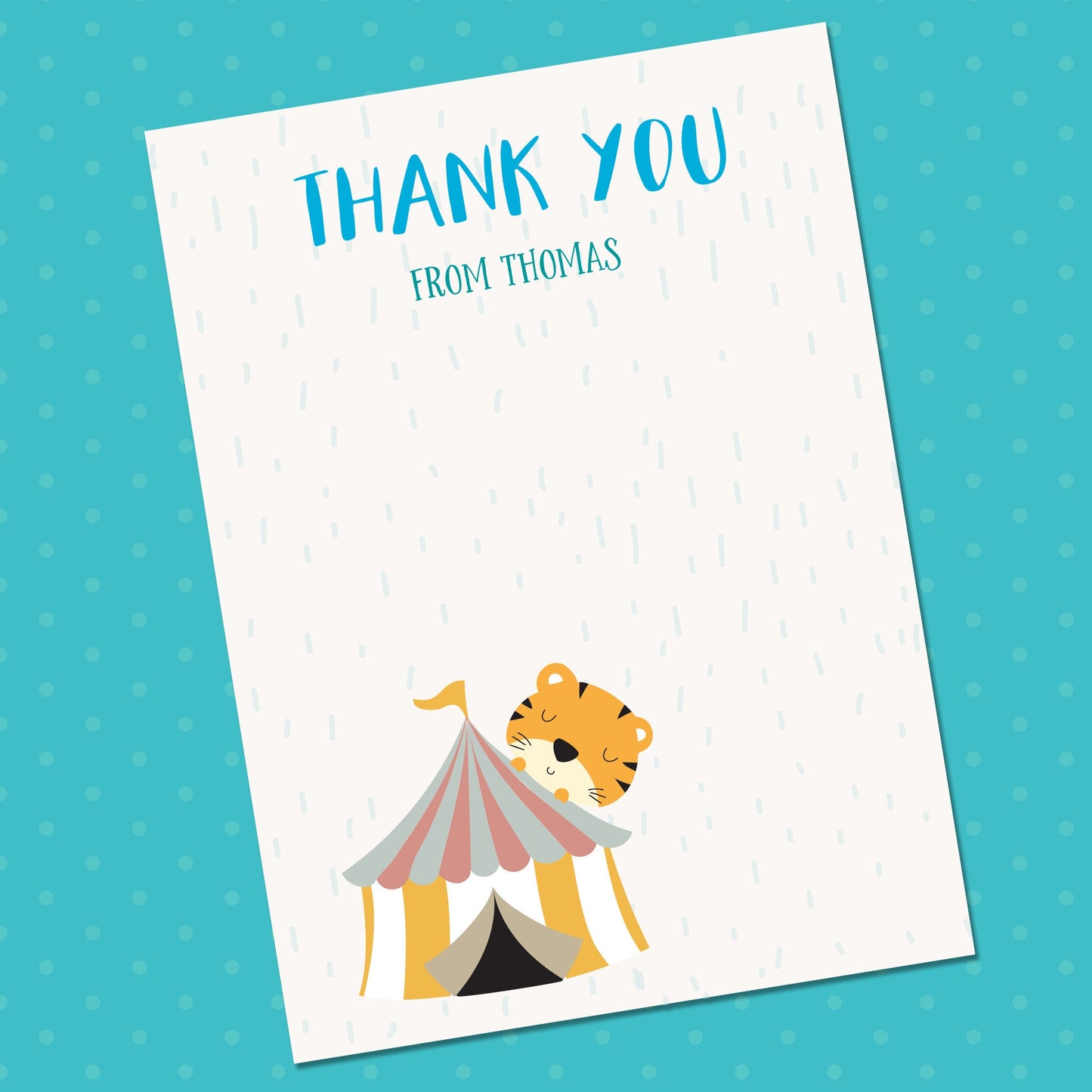 Thank you Cards Single side, Thank you pack of cards, Colourful Thank you cards