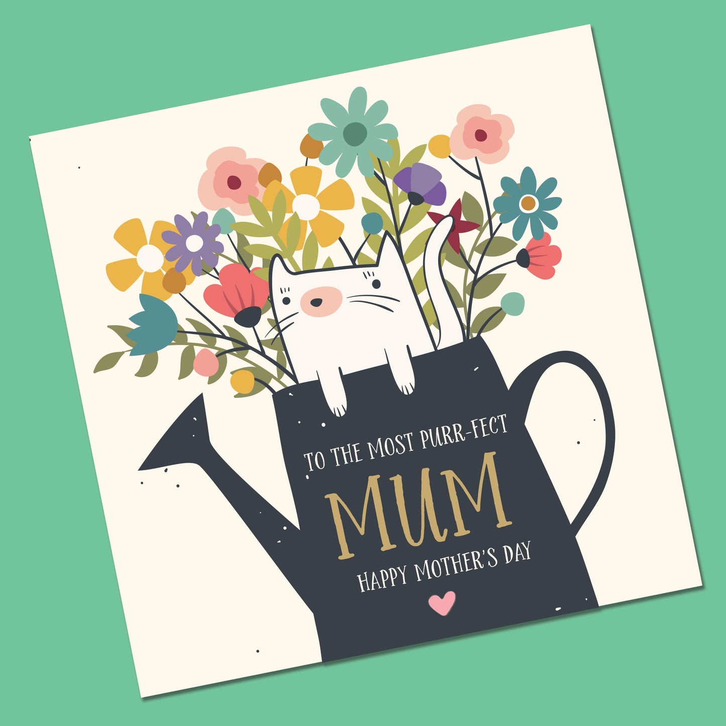 Mother's Day Card with Cat - Personalizable