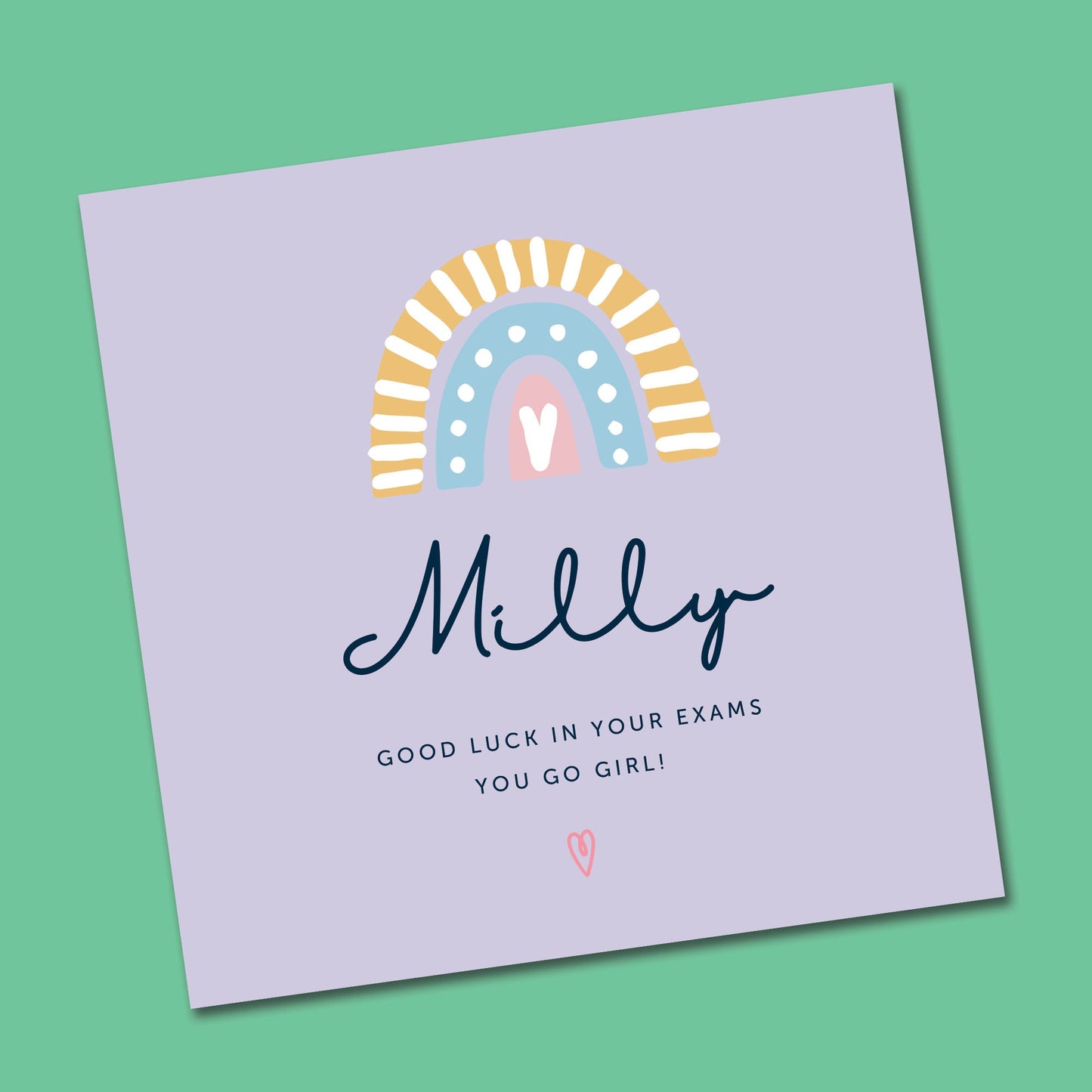 Personalised Good Luck in your Exams Card - GCSE Good Luck Cards - Exam Good Luck Card - Personalised good luck card -Good Luck Gift - GL02