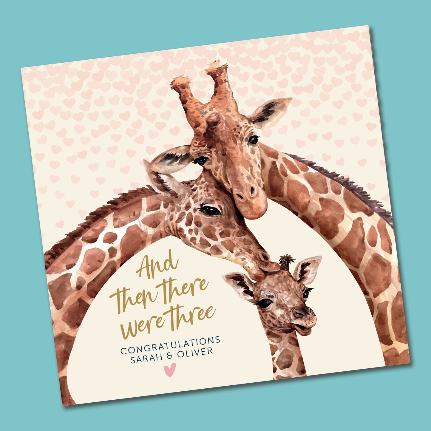 Personalised New Baby Card - Baby Boy Girl