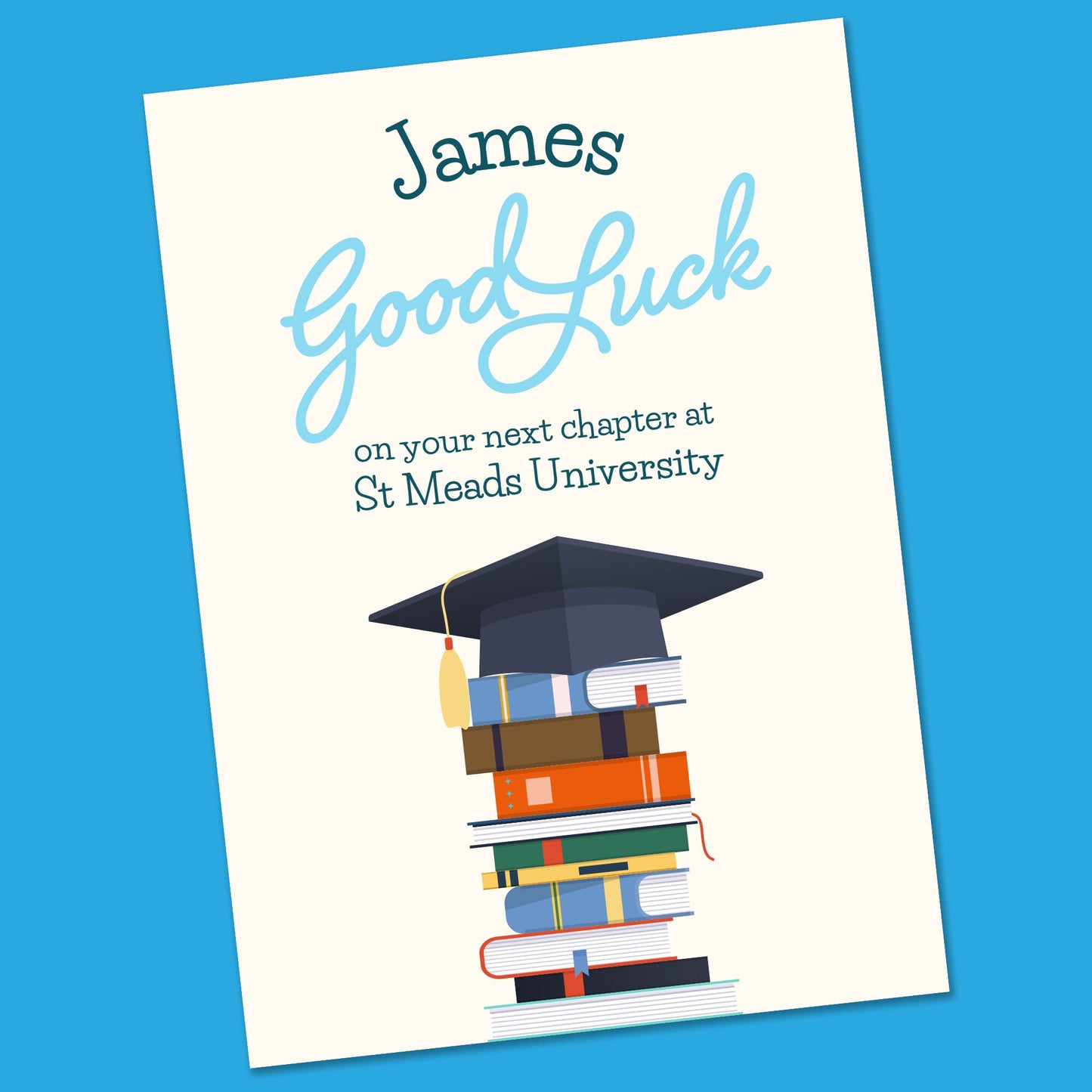 Personalised Back to School Card - 5x7"