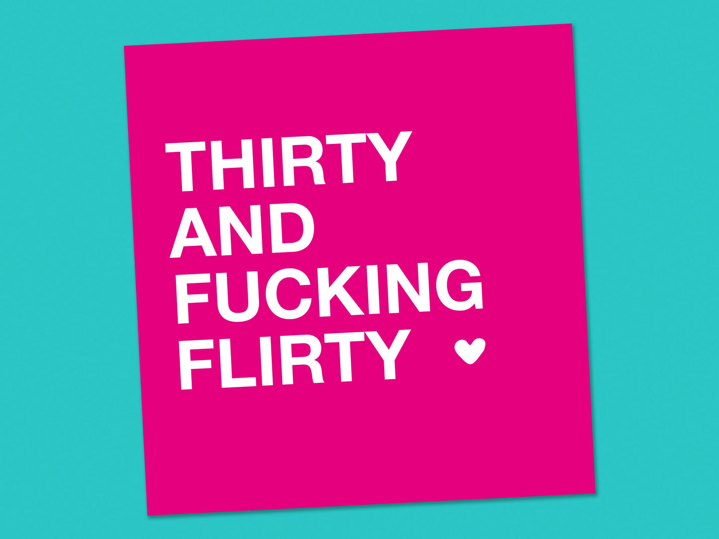Funny 30th Birthday Card
