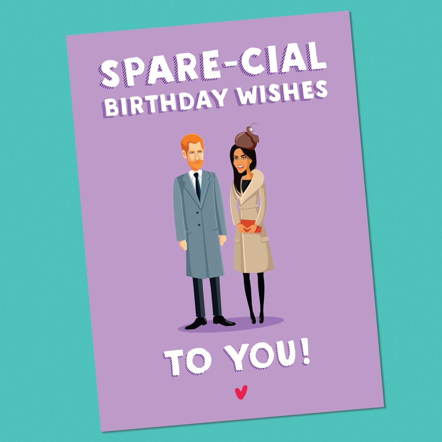 Funny Birthday Card - Prince Harry Spare