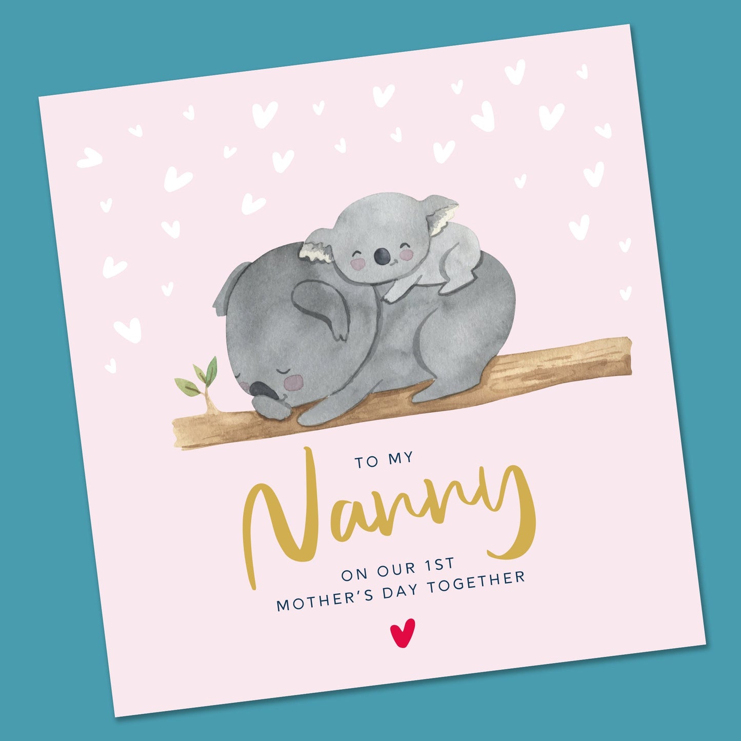 1st Mother's Day Card | Nanny, Grandma, Nana, Nan | First Mothers Day Card | Koala Mothers Day Card | Cute Mothers day card | Card