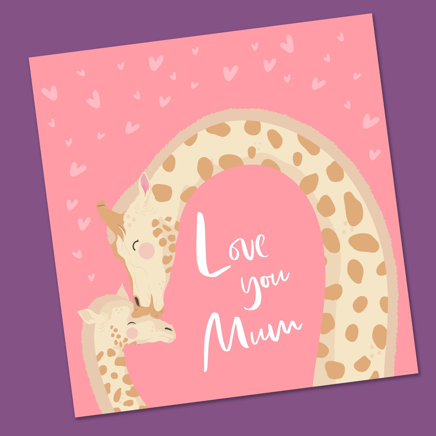 Mother's Day Card | Mothers Day Card | Giraffe Mothers Day Card | Mummy Mothers day card | Card from Daughter | Card for Nana