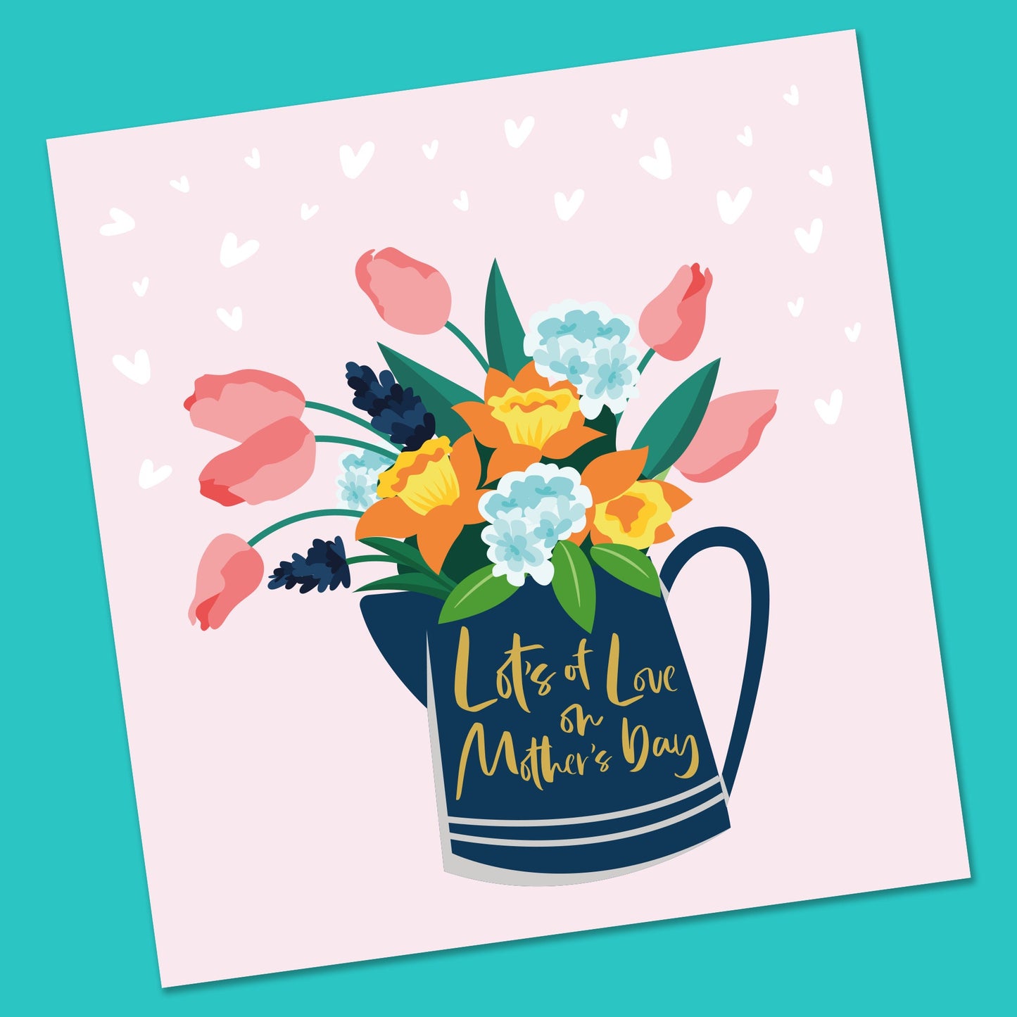 Mother's Day Card | Mothers Day Card | Floral Mothers Day Card | Floral Mothers day card | Card from Daughter | Handmade Card