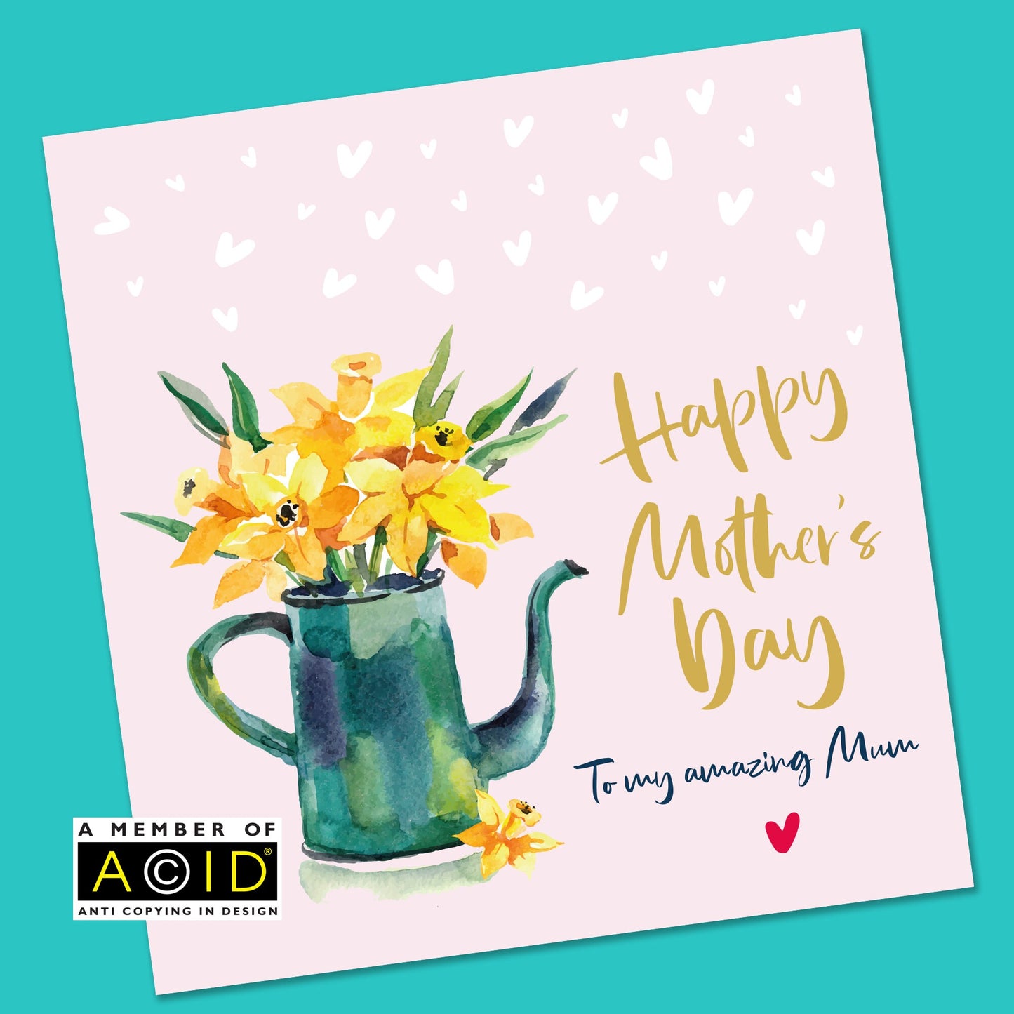 Floral Handmade Mother's Day Card