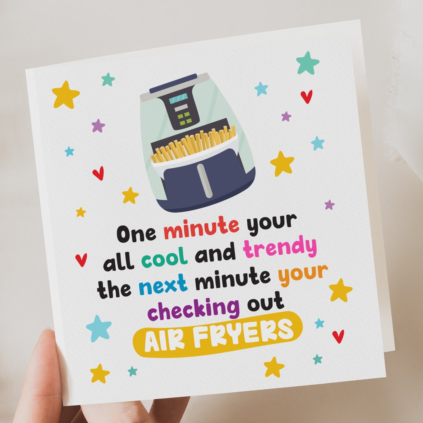 Funny Birthday Card - Air Fryer