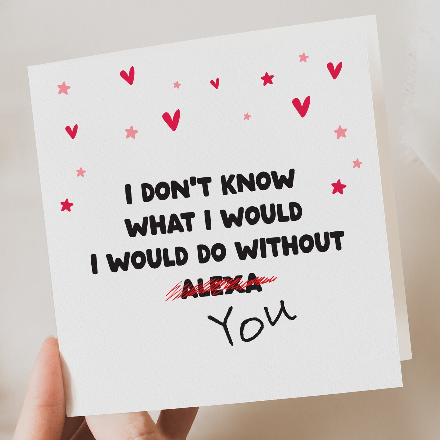 Funny valentines card wife, husband, boyfriend,girlfriend