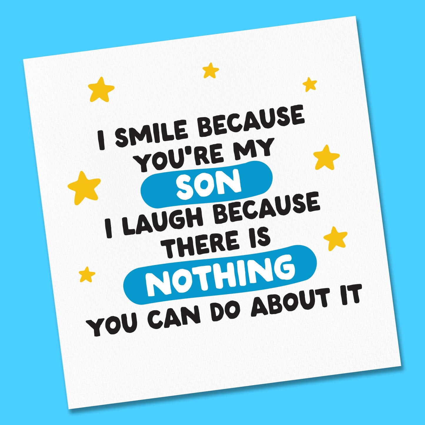 Son Birthday Card | Funny Birthday Card | Funny Card | Fun Birthday Day Card | Birthday Day Gift for Son | Funny Card | Son card