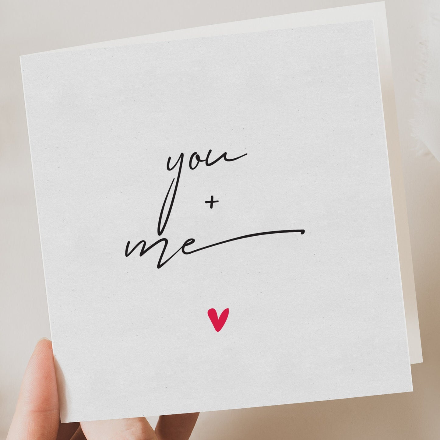 delicate love valentines card