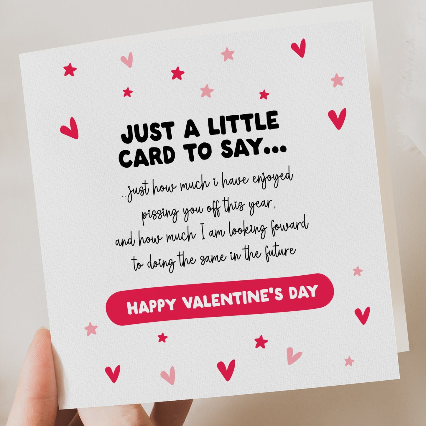 Funny valentines card