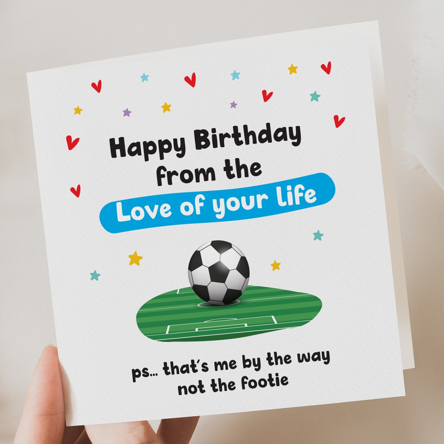 Birthday Card for husband | Funny Football Card | Funny Birthday Card | Funny Card | Fun Birthday Day Card | Birthday Day Gift for Husband