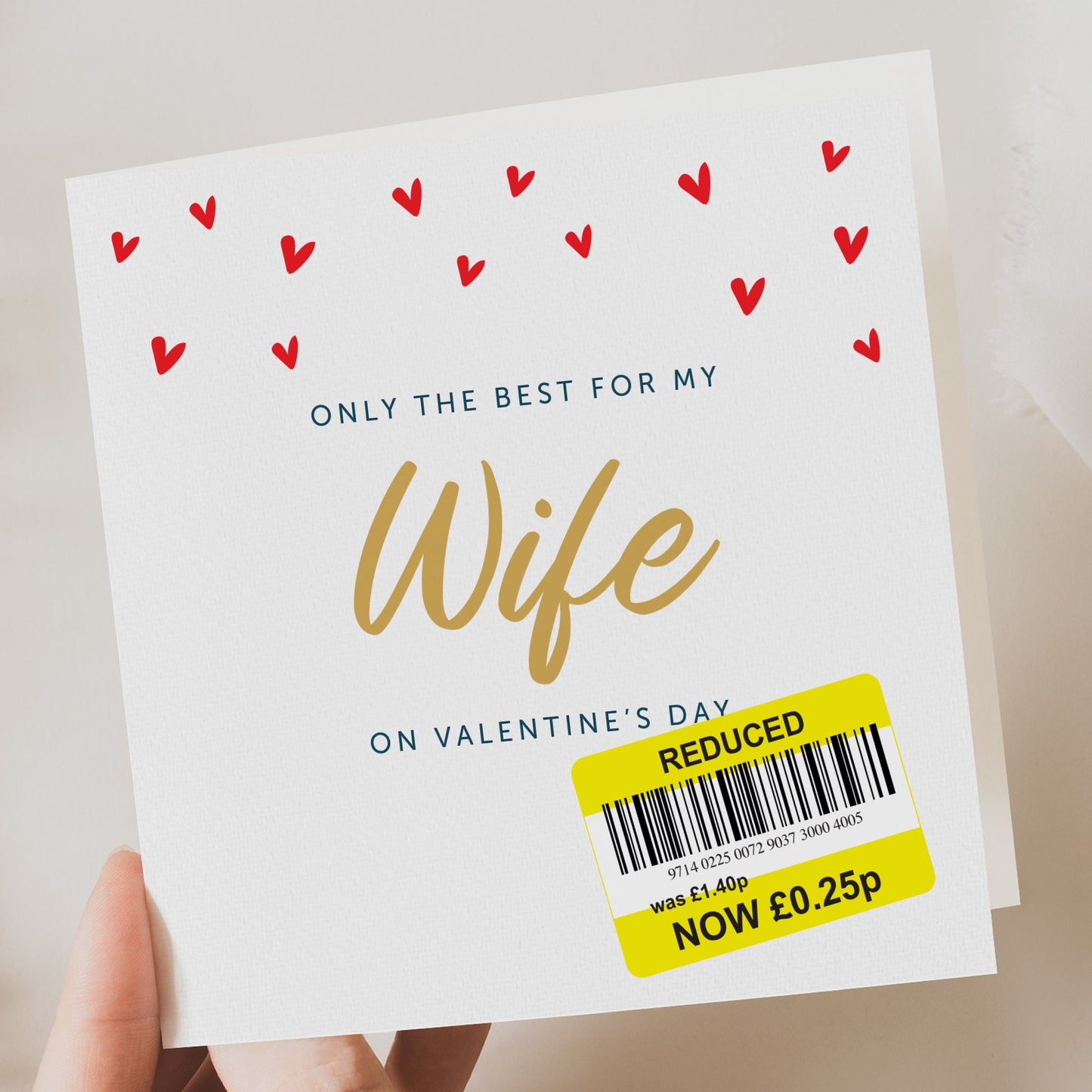 funny Wife valentine card