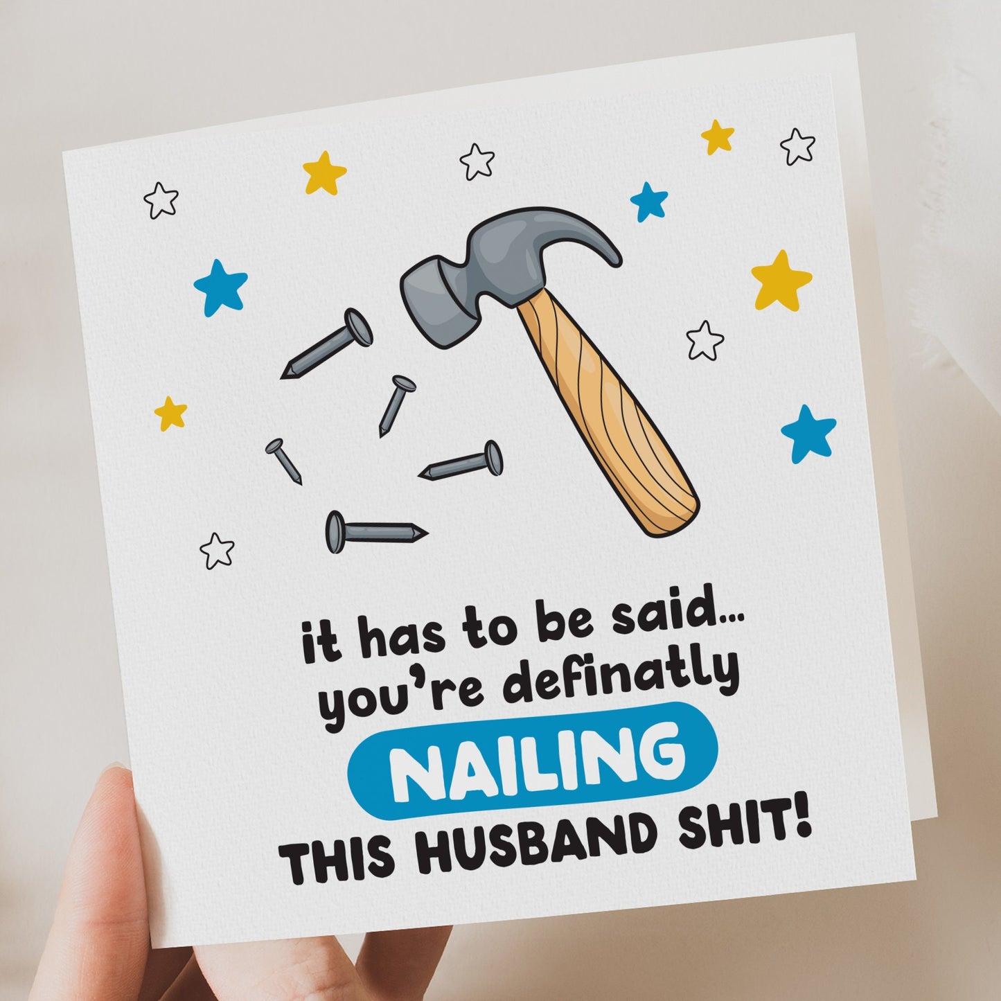 Birthday Card for husband | Funny Birthday Card | Funny Card | Fun Birthday Day Card | Birthday Day Gift for Husband | Husband Card