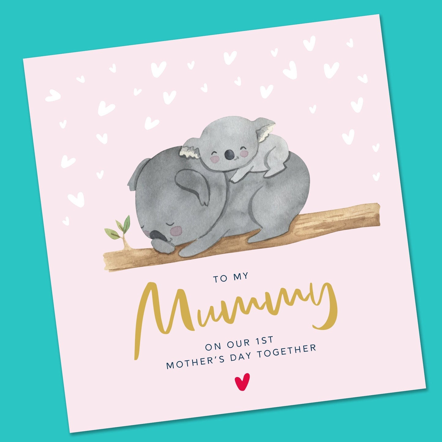 1st mother's day card | mummy | first mothers day card | koala mothers day card | cute mothers day card | card from daughter | handmade card