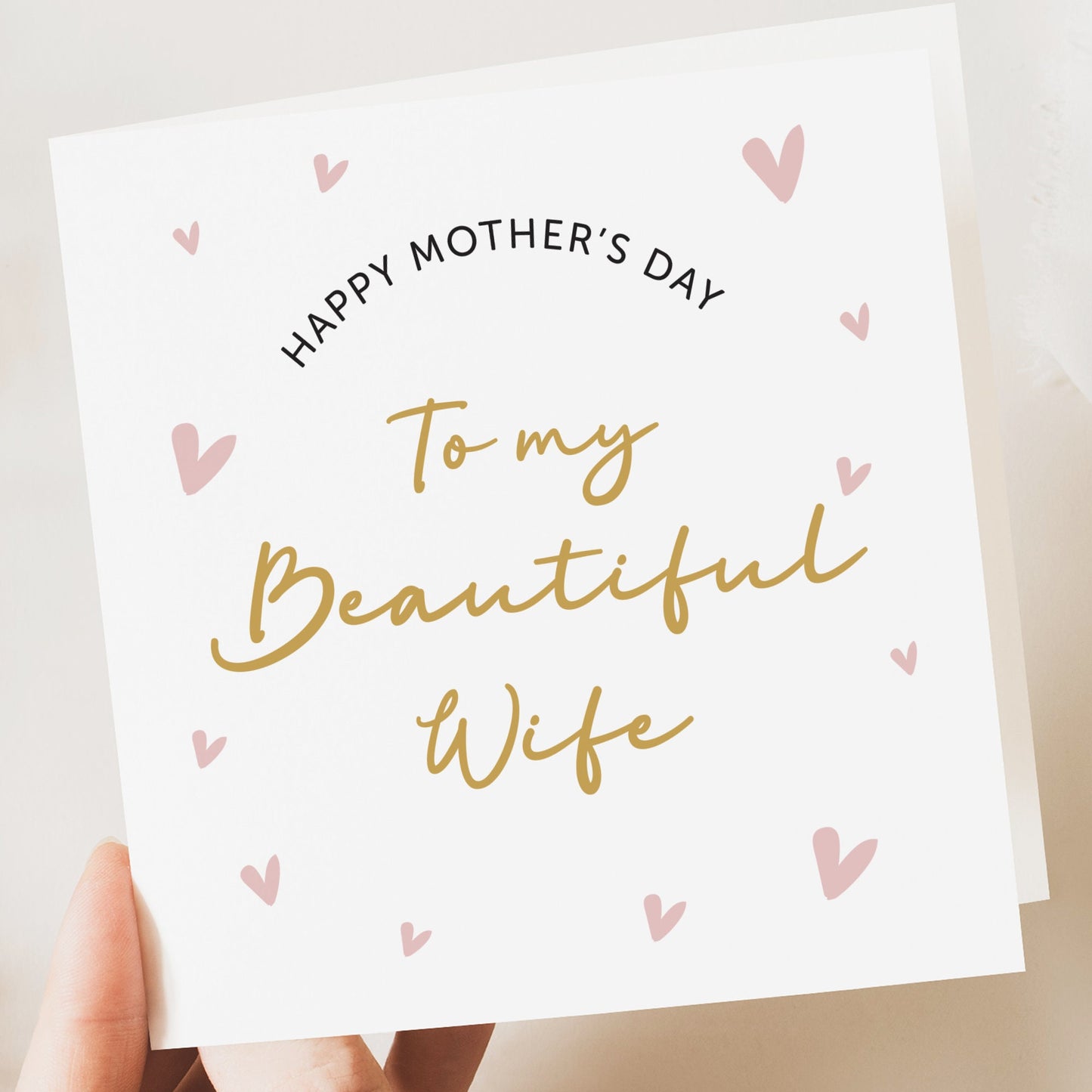 Wife mothers day card
