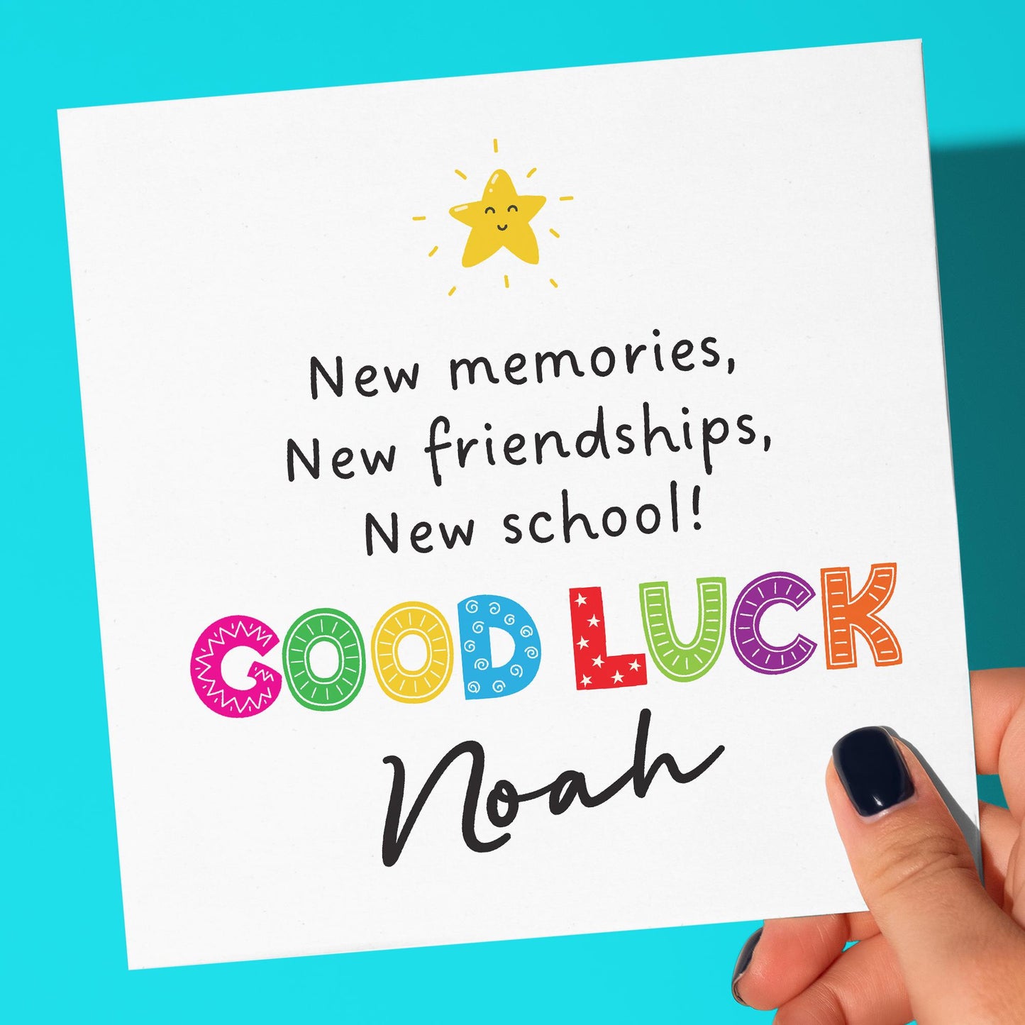 Good Luck back to School card or gift