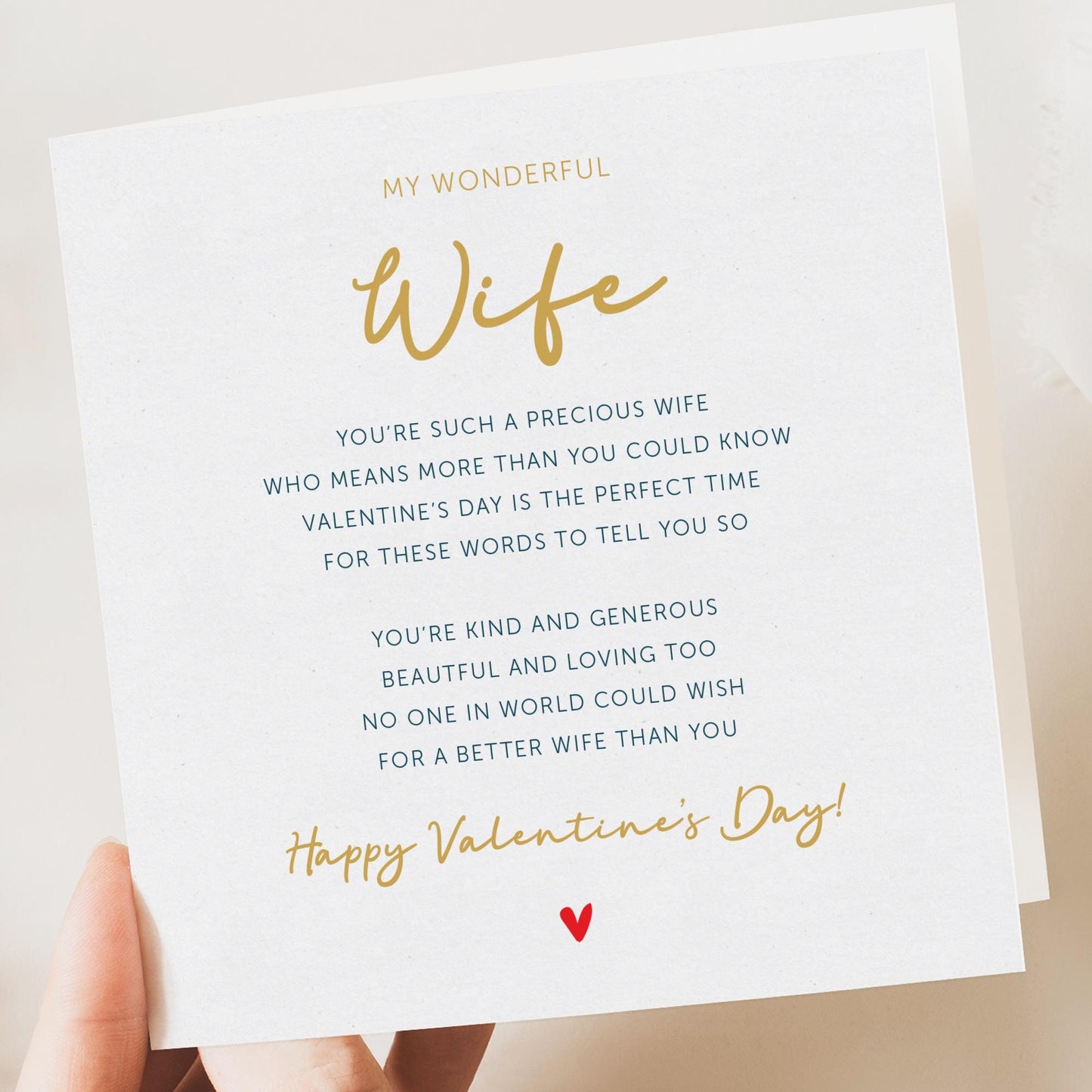 Poem Love Valentine's Card, Valentines wife, husband, Anniversary card, Card for Girlfriend, BOYFRIEND, Card for her, for Him, Valentine's