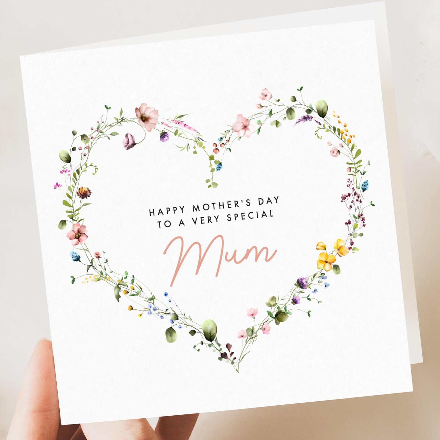 Mothers Day Card, Happy Mothers Day, Card For Mothers Day, Mothers Day Card, Personalised Mothers Day Card, Floral Mothers Day Card
