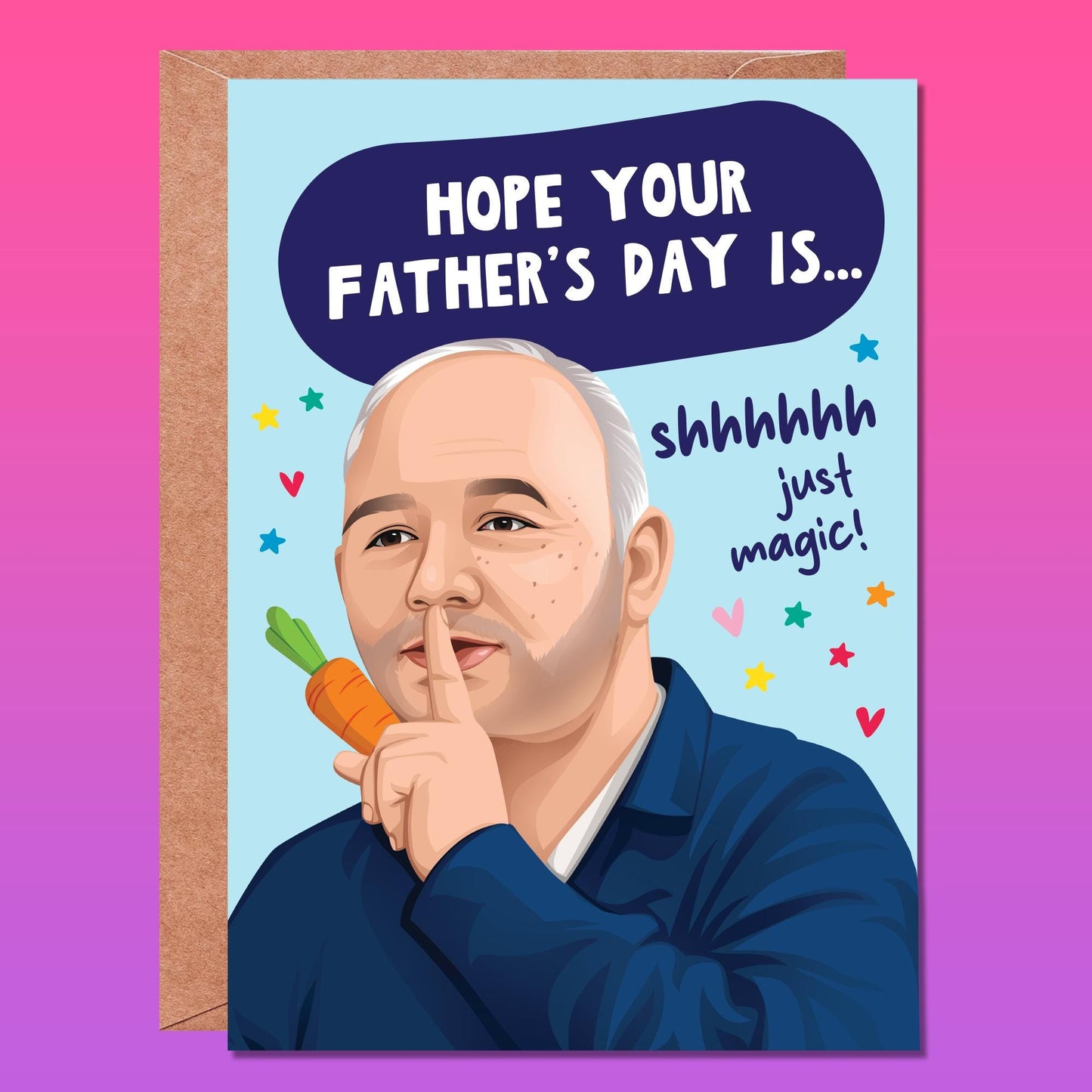 Father's Day card, Funny Fathers Day card, Dad, Fathers Day gift, Funny, Daddy, Card for Dad, Funny Bob Mortimer card, Last One laughing