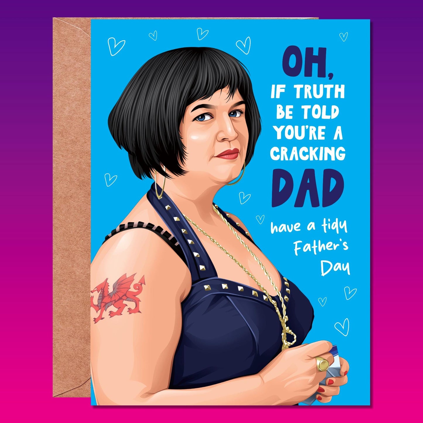 Father's Day card, Funny Fathers Day card, Dad, Fathers Day gift, Funny, Daddy, Card for Dad, Funny Nessa, gavin and stacey card