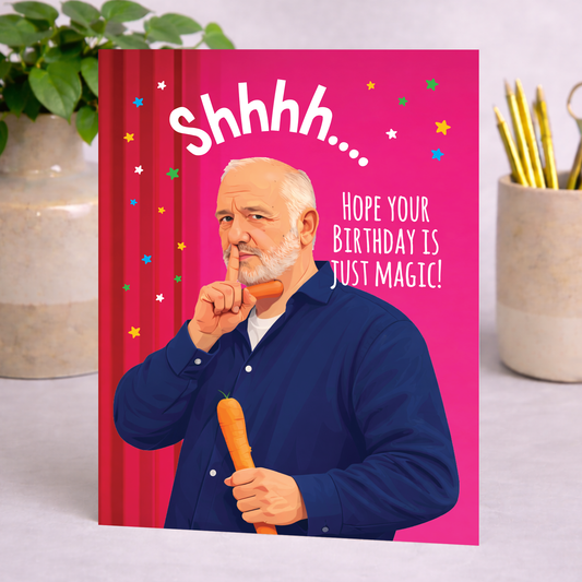 Funny birthday card, Bob Mortimer Birthday Card, Funny Card, Birthday Cards for Him, for Her, Birthday Card, Tv Series, last one laughing
