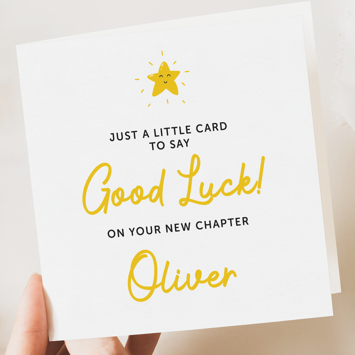 Colourful Back to School, First Day personalised card (Copy)