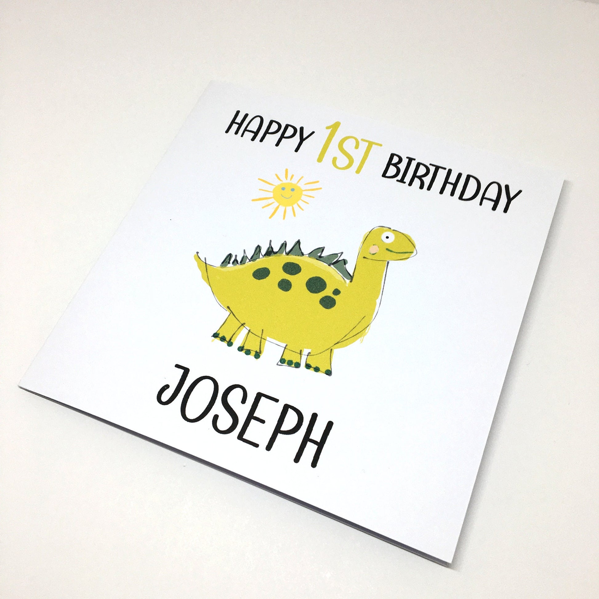 1st Personalised Childrens Birthday Card