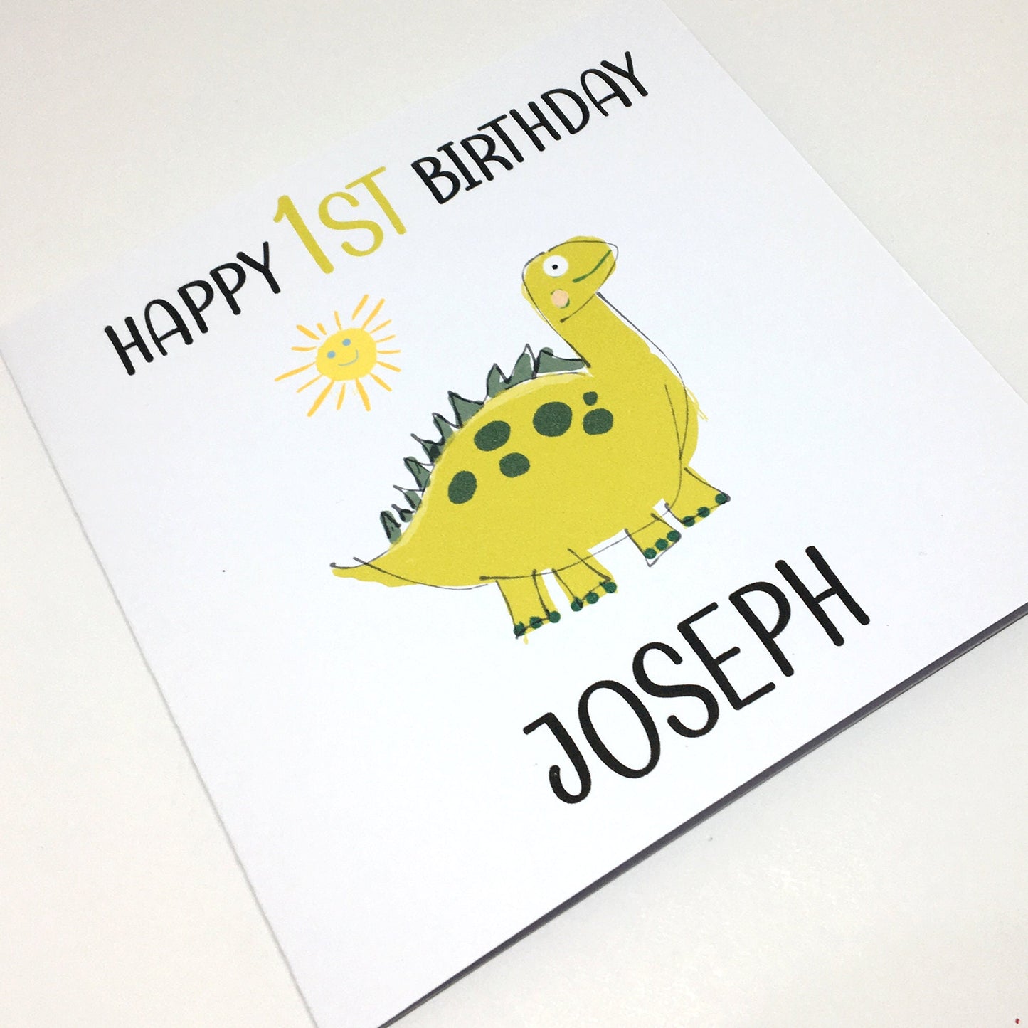 1st Personalised Childrens Birthday Card