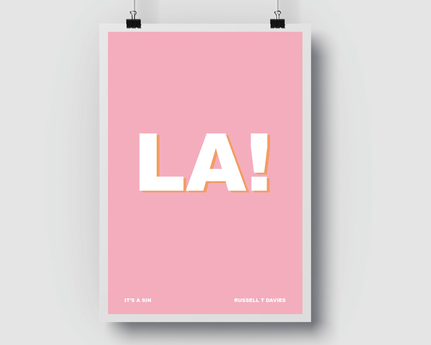 It's a Sin LA - Inspired Poster - Russel T Davis - Poster - Print - FREE DELIVERY