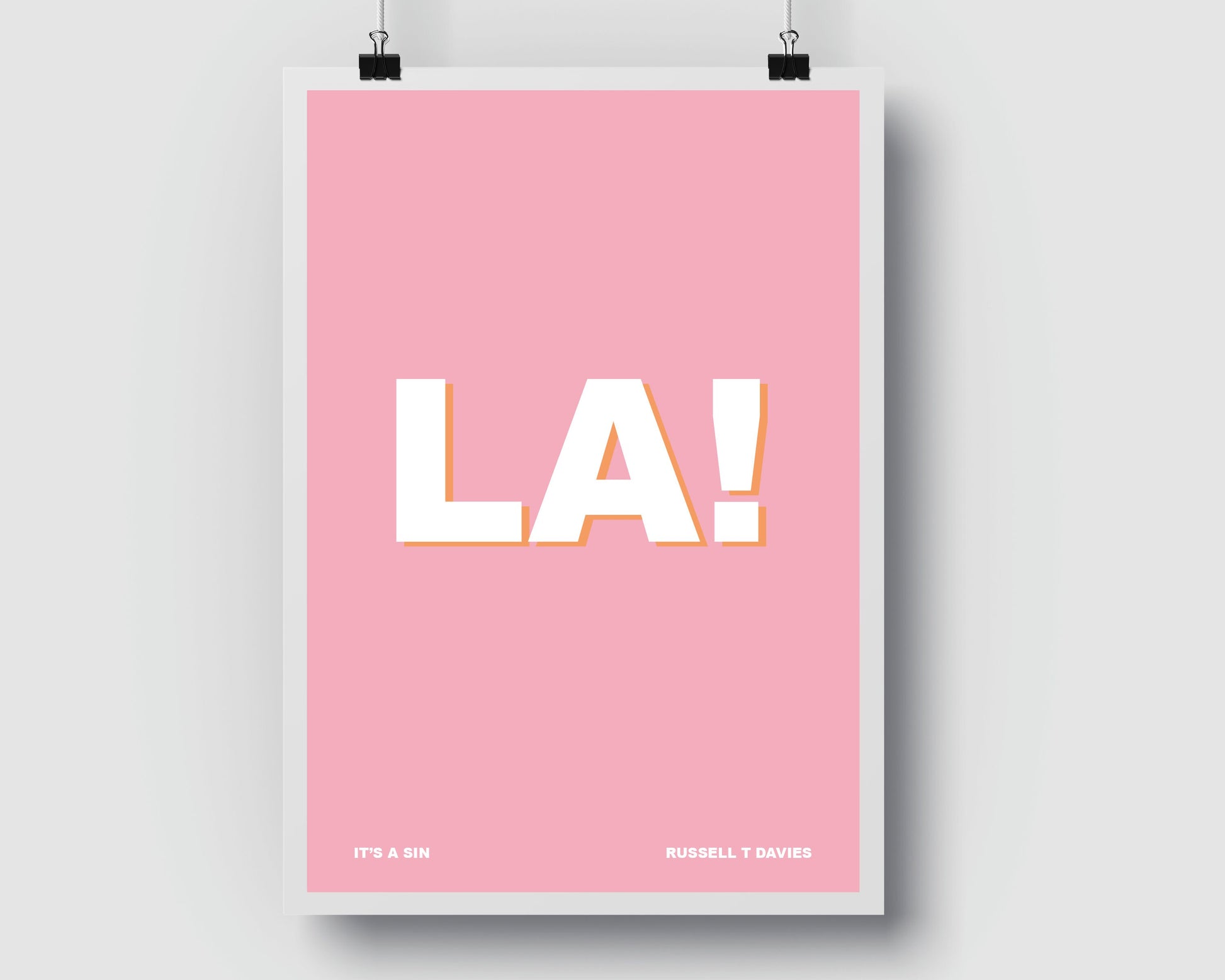 It's a Sin LA - Inspired Poster - Russel T Davis - Poster - Print - FREE DELIVERY