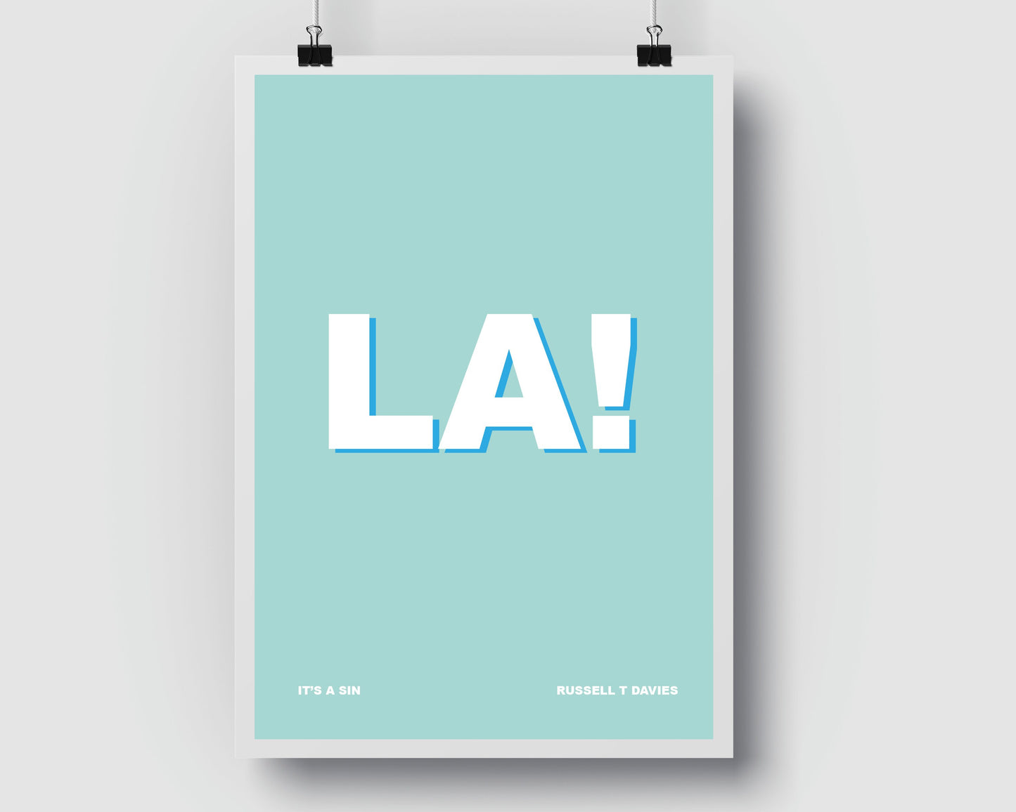 It's a Sin LA - Inspired Poster - Russel T Davis - Poster - Print - FREE DELIVERY