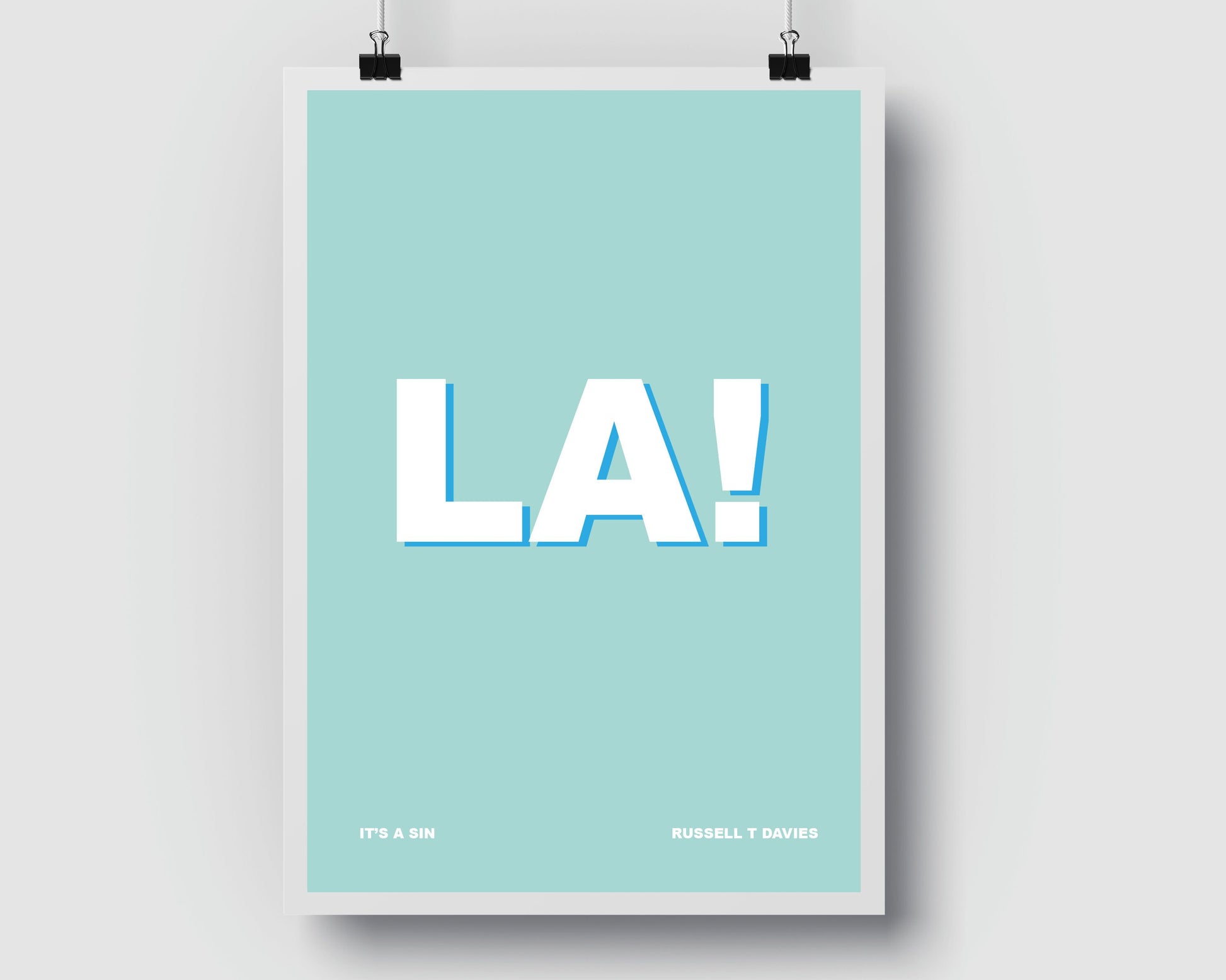 It's a Sin LA - Inspired Poster - Russel T Davis - Poster - Print - FREE DELIVERY