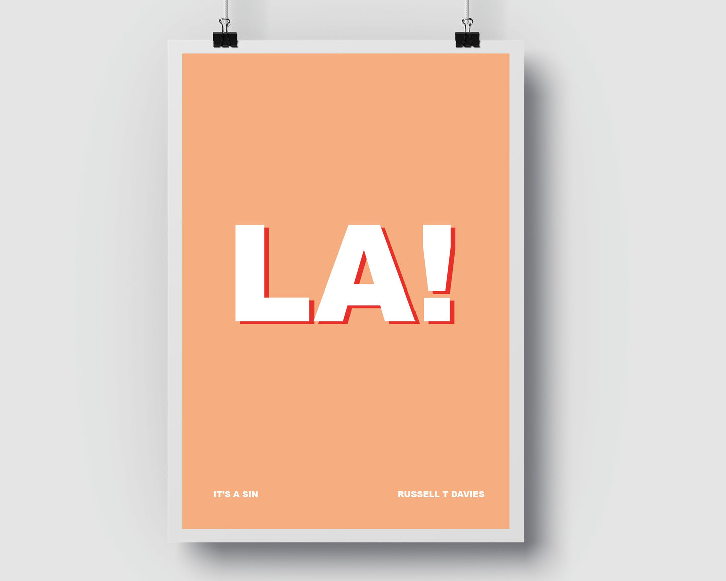 It's a Sin LA - Inspired Poster - Russel T Davis - Poster - Print - FREE DELIVERY