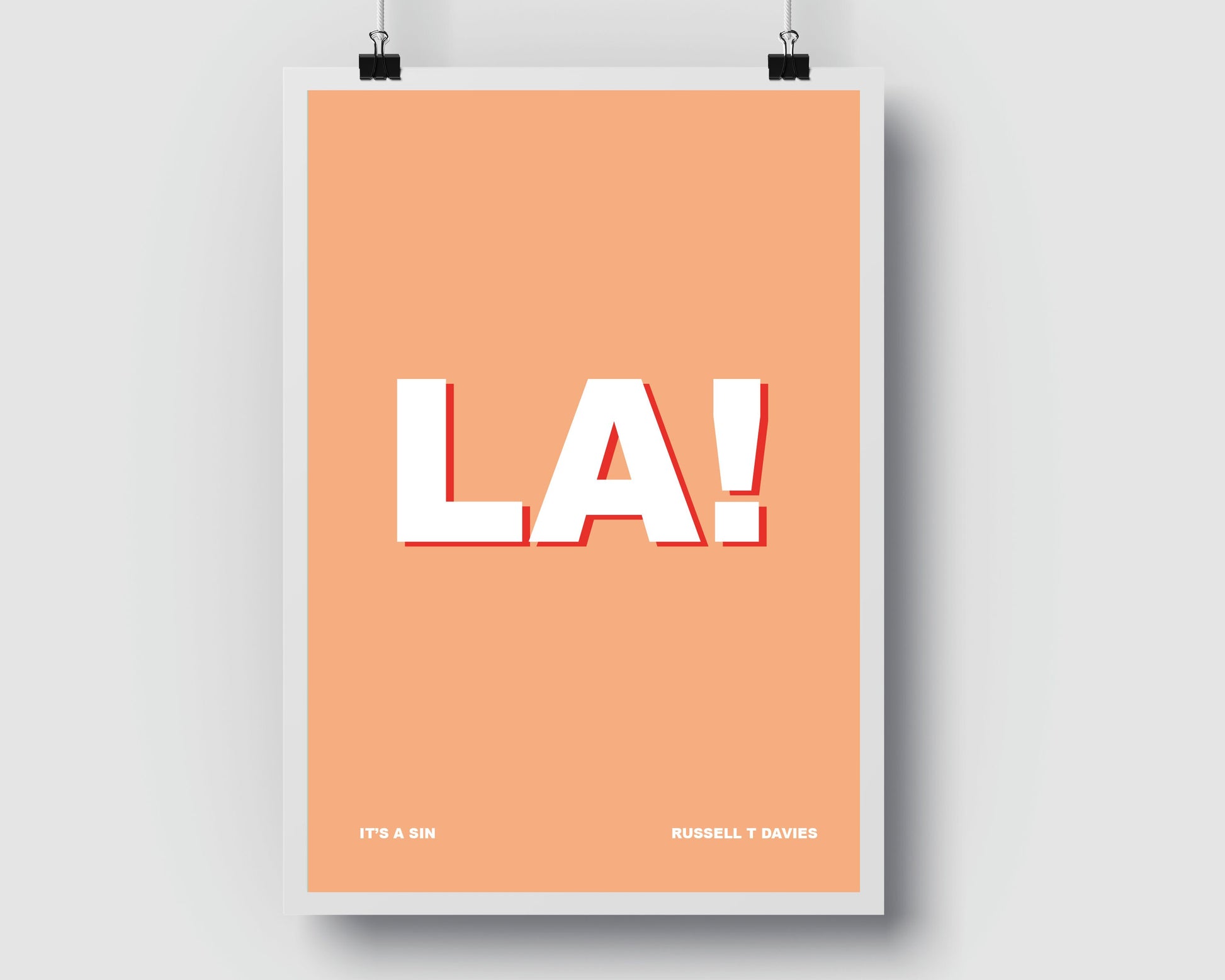 It's a Sin LA - Inspired Poster - Russel T Davis - Poster - Print - FREE DELIVERY