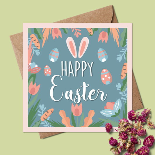 Easter card - Easter card for Daughter - Easter card for her - Friend Easter Card - Easter Cards - Easter eggs - Easter Bunnie
