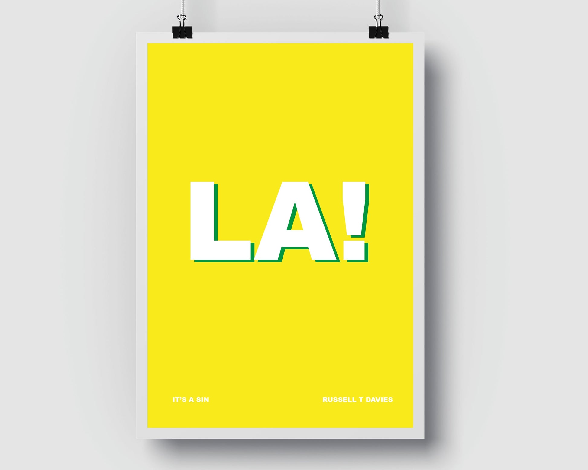 It's a Sin LA - Inspired Poster - Russel T Davis - Poster - Print - FREE DELIVERY