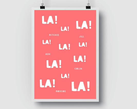 LA! - It's a Sin Inspired - Russel T Davis - Poster - Print - FREE DELIVERY