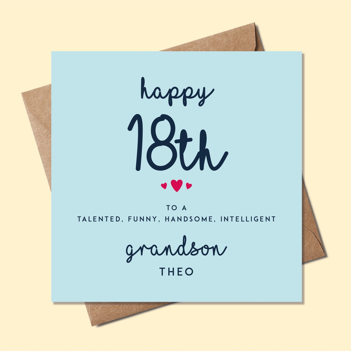 Grandson 21st Birthday Card, Personalised Birthday Card for Grandson, Milestone birthday Card - Birthday card for nephew, brother