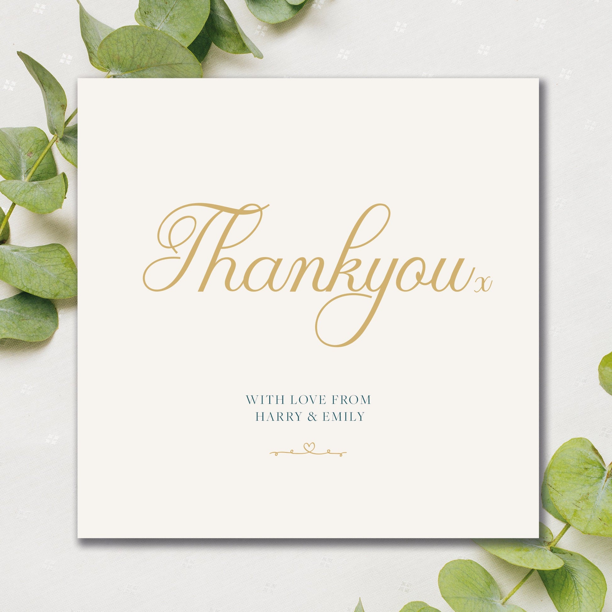 Thank you wedding card, Thank you personalised card, Thank you wedding cards, Thank you pack of cards, Thank you christening cards