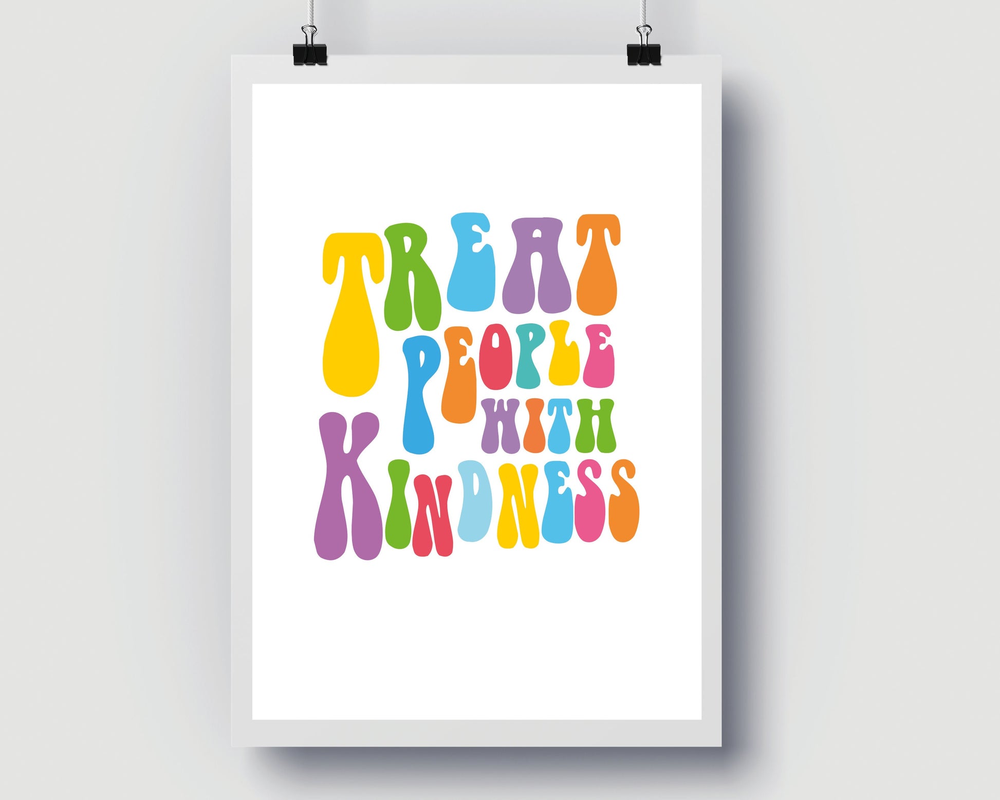 Treat People with Kindness | Music Poster | Music Print