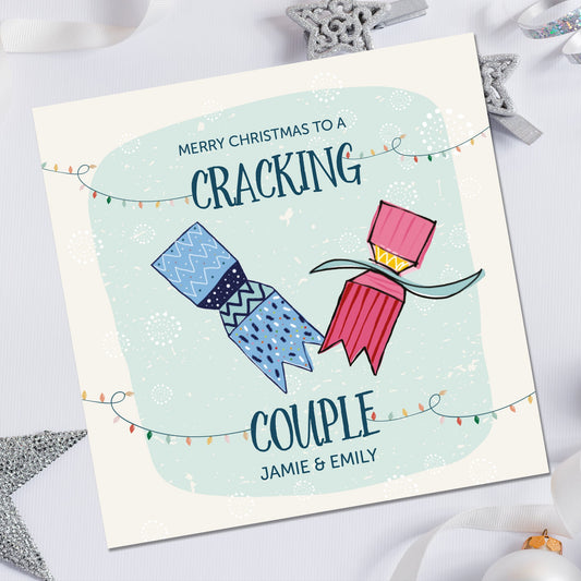 Christmas Card for a Couple, Personalised Christmas Card, Son and Daughter-in-law card, Daughter and Son-in-law card, Christmas