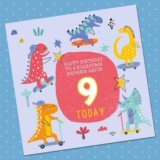 Birthday Card for Son, Any age Birthday Card for Boys, Birthday Card for Him, Personalised Birthday Card for Boy, Youngster Birthday Card